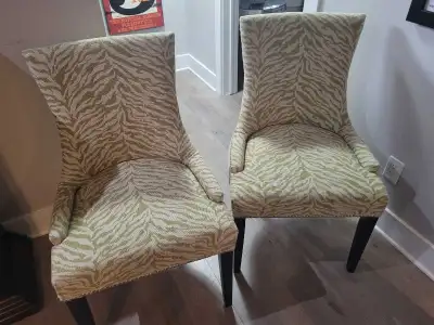 Pair of Dinning/Accent Chairs, View more