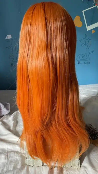 Freshly Styled, adjustable Red Beauty Wig , View more