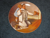The Painter Rockwell Heritage Plate# 7 Bradford Exchange