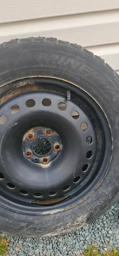 4 tires and rims. 215/65R17 barely used 5x5 bolt pattern. Pick up Head of St Margarets Bay