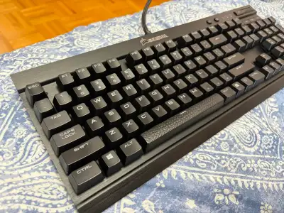 USED - Corsair K70 Gaming Mechanical Keyboard, Cherry MX, Black, View more