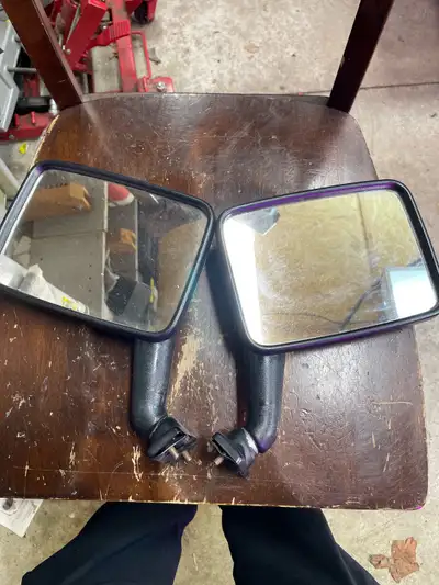 Good used aftermarket mirrors while you save for good ones. Will ship at buyer expense