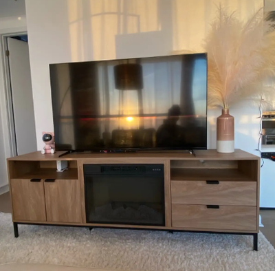 Media Fireplace TV Stand / Meuble TV avec Foyer Électrique 72 po, View more