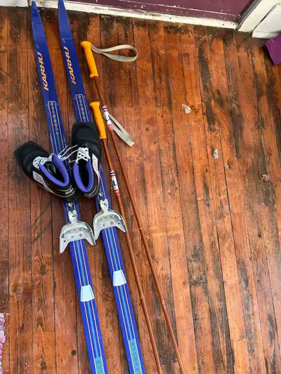 Children's X-Country skis and boots, View more