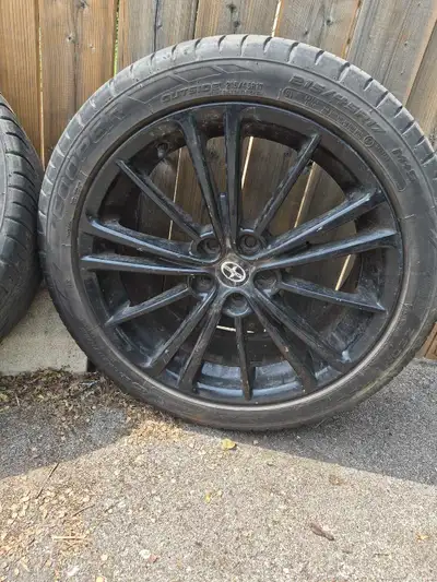 2014 oem brz wheels. 5x100 17 inch. Price is firm or il just keep them as a winter set this year. Ru...