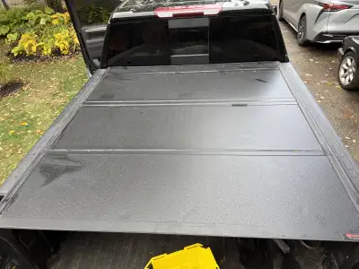 Used for 6 months, still under warranty for 18 more. Traded the truck for an SUV. Family and dog did...