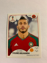 2018 PANINI FIFA WORLD CUP RUSSIA Y. BELHANDA #163 MOROCCO