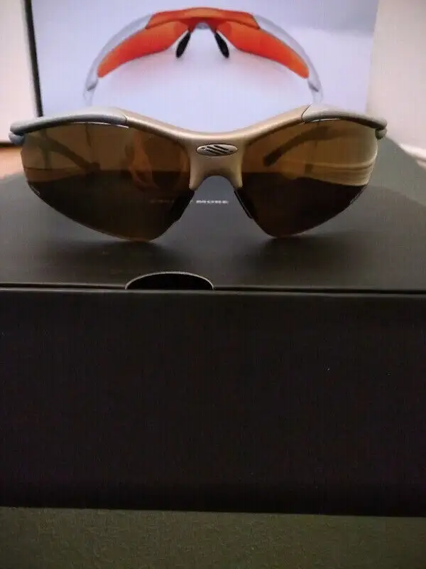 RUDY PROJECT metal alloy polarized amber sunglasses. BRAND NEW in Other in Markham / York Region - Image 5