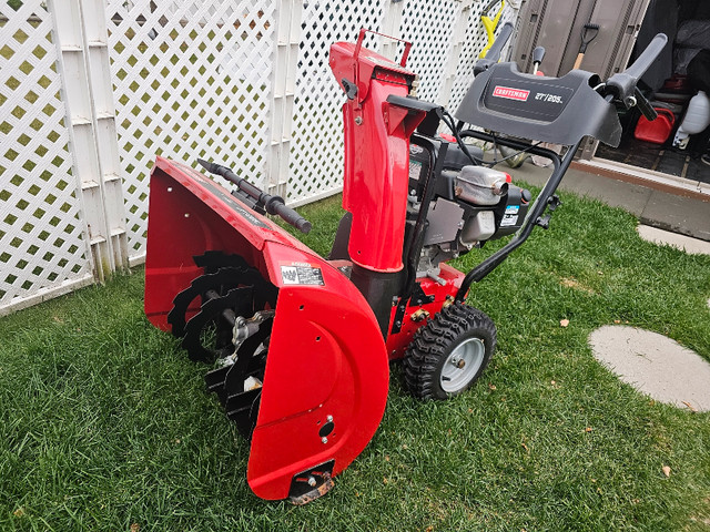 Craftsman Electric Snowblower 27"/205 cc in Snowblowers in Red Deer - Image 2