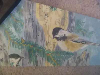 Something unique for your cottage or den. An old saw (measuring 21 inches x 5 inches) with 3 Black-C...