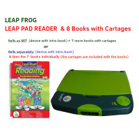 LEAP FROG Reader device + 8 Books/cartages- Learn to Reed device