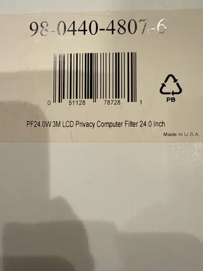 3M 24.0 Inch Privacy Filter, View more