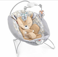 Fisher-Price Fawn Meadows Deluxe Bouncer, (Brand New)