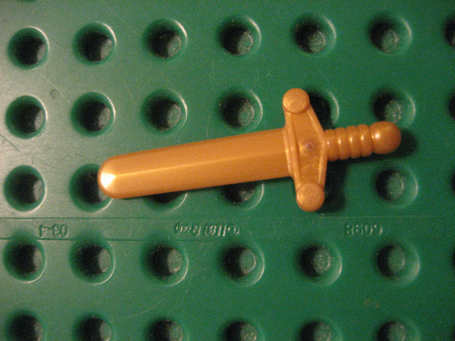 Lego Minifigure Sword CMF Gold Castle Series 23 in Toys & Games in City of Toronto