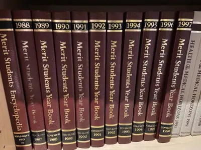 Merit students yearbook vintage international occurrence history, View more
