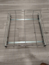 Richelieu wire pull out cabinet organizer