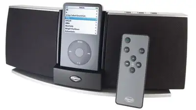 Klipsch iGroove SXT 30-Pin iPod/iPhone Speaker Dock - Bluetooth Will add a bluetooth option for 25$...