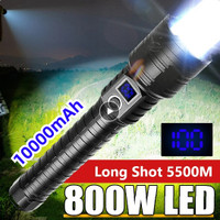 1 Million Lumens - 800Watts LED Flashlight
