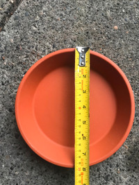 Real Terra Cotta - 8" SAUCER for plant pots