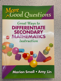 Differentiate secondary math -by Marian Small
