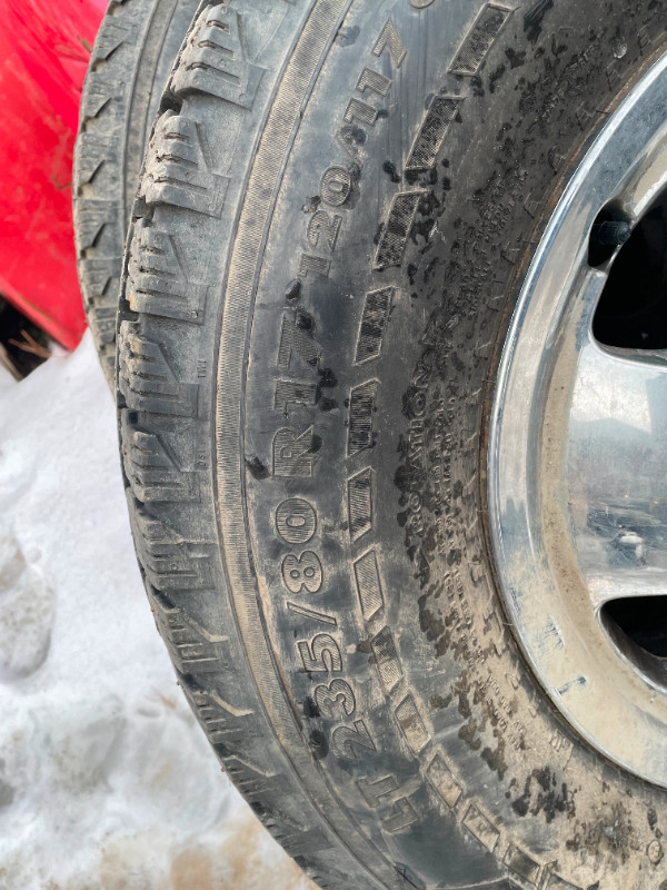 Dodge dually, studded Nokian winter tires with Steel rims. in Tires & Rims in Whitehorse - Image 3