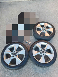 Three 18” Toyota Camry SE OEM Wheels w/ Michelin 225/45r18 tires