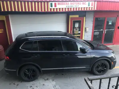 Volkswagen Tiguan Winter Tires on Rims. P225/60R18 Pirelli Ice ZERO tires on 18” Black Wheels. Wheel...