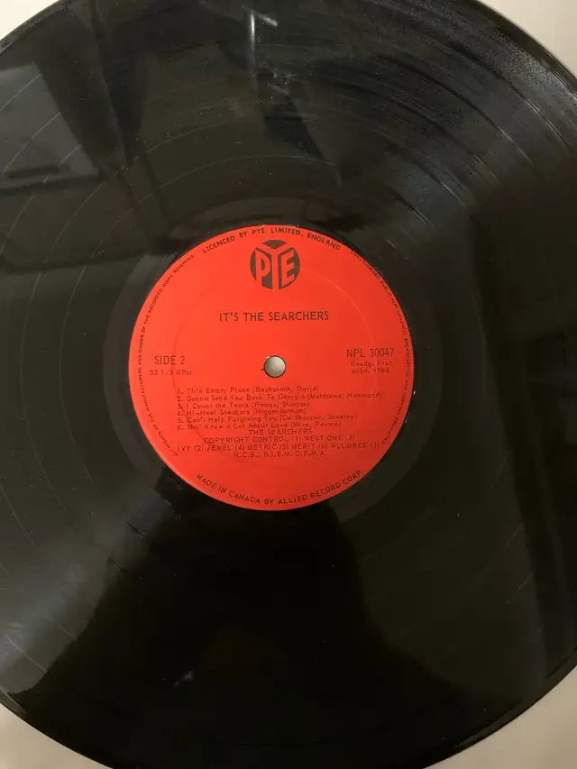 The Searchers - It’s The Searchers (Vinyl Lp /Error Cover) in CDs, DVDs & Blu-ray in Mississauga / Peel Region - Image 4