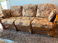 Ratana rattan wicker indoor sofa couch