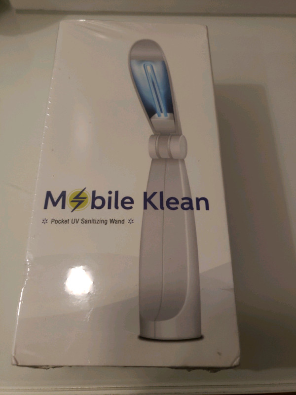 Mobile Klean Pocket UV Sanitizing Wand New Sealed. in Health & Special Needs in Calgary