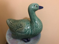 Ceramic duck - signed by the artist