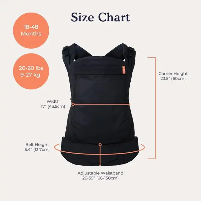 Beco Toddler Carrier with Extra Wide Seat - 20-60 Pounds in Strollers, Carriers & Car Seats in Markham / York Region - Image 6