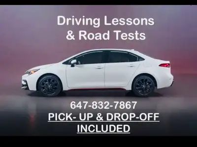 Driving lessons / Early Road Test Booking / Drive Test, View more