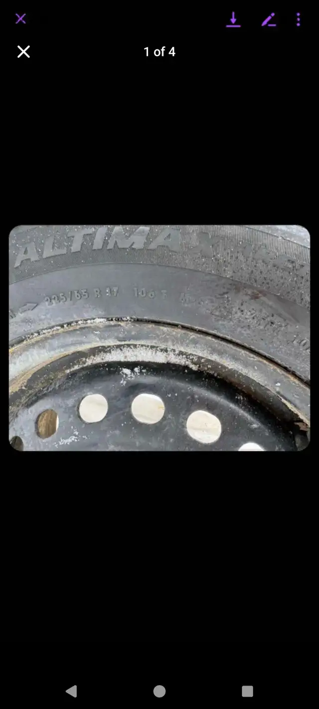 Altimax Arctic studded Winter tires 225 65 R17 in Tires & Rims in Gatineau - Image 4