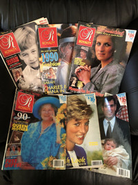 Six Royalty magazines from 1990/91