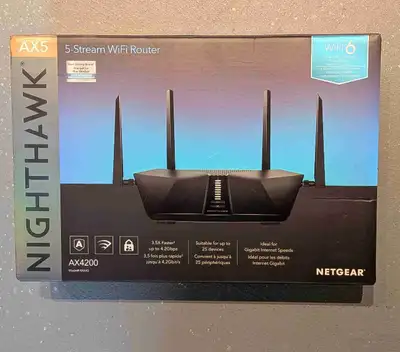 Netgear Nighthawk AX5 Router NEW, View more