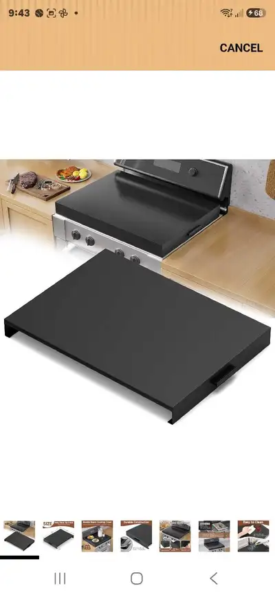 stove cover , View more