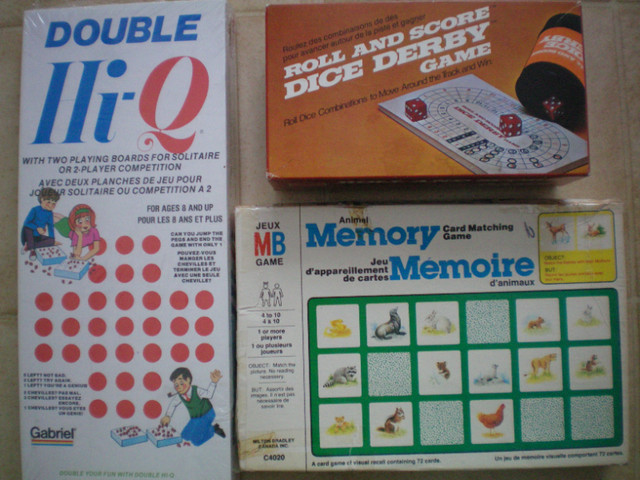 2 jeux: Double H-Q, Cartes Mémoire . dans Jouets et jeux  à Ville de Québec