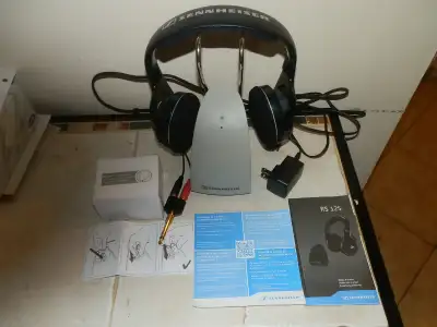 Sennheiser RS 125 - Wireless RF On-Ear Headphones - brand new., View more