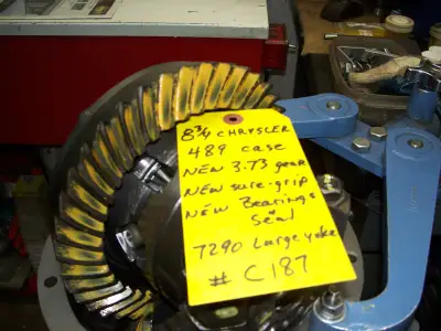 8-3/4 differentials 489 case with New 3.23 gear ,, New 3.55 gear ,, New 3.73 gear ,, New 3.91 gear ,...