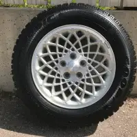 16in Like New Goodyear Nordic Winter Tires and Rims