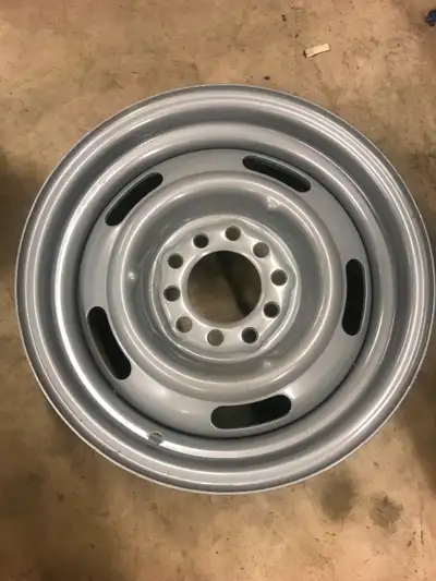 NEW 14 x 6 Rally rims 4. 3/4 Bolt pattern 4.50. Bolt pattern 3. 3/4. Back space Well fit Chevy Ford...