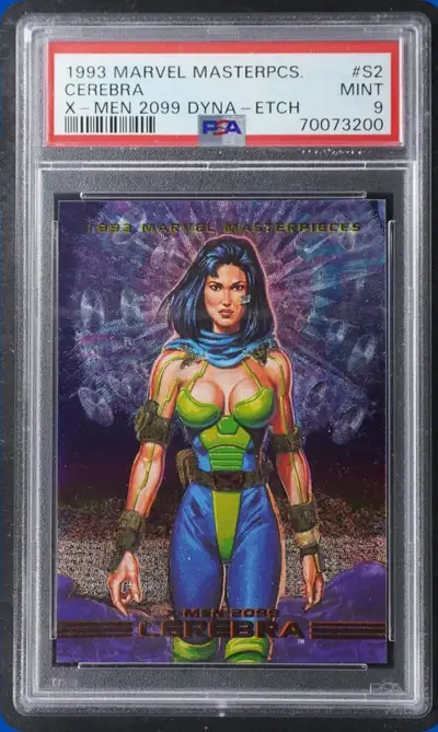 1993 Marvel Masterpieces Cerebra X-Men 2099 PSA 9, View more