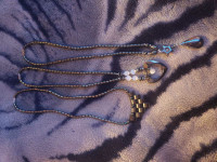 Onyx bead necklaces