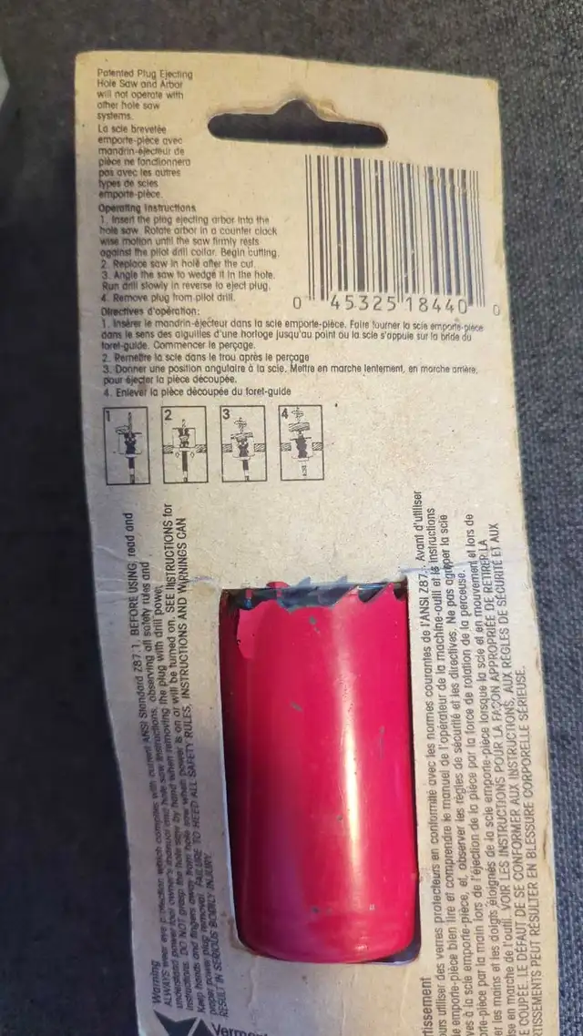 New / Hole saw, plug ejection  in Power Tools in Peterborough - Image 3
