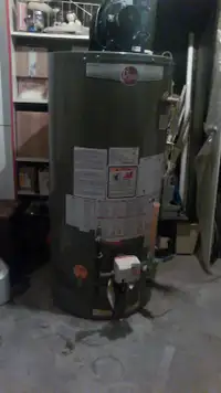 Hot water propane tank