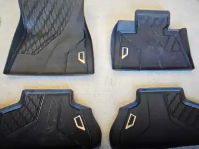 I'm selling a set of used BMW X5 floor mats. These mats are designed to fit perfectly in your BMW, p...