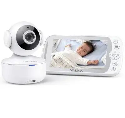 New Valkia Baby Monitor with 5” LCD Model BM05 – Only $35 • 5” TFT LCD • 720P HD • Rotating LED • Al...