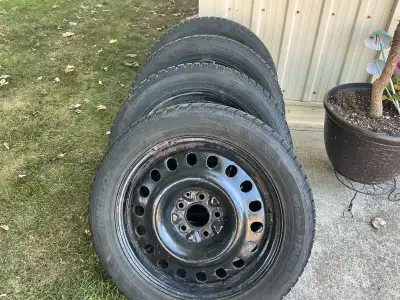 4 winter tires with rims 225/50R17 98T