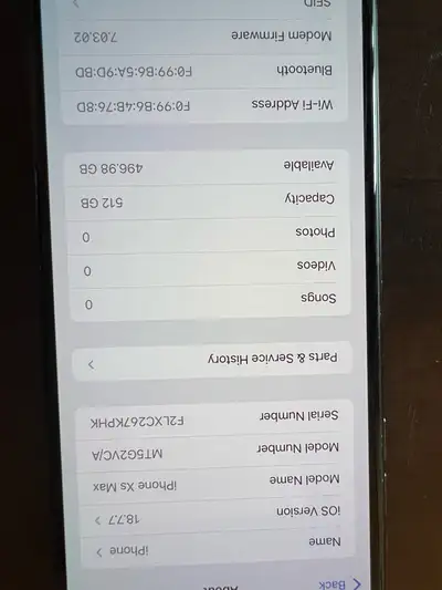 iPhone XS MAX 512GB, View more